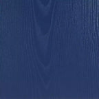 Table d'appoint à 3 niveaux avec cadre en métal et étagères ouvertes - Bleu cobalt