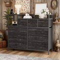 39Metal Fabric Farmhouse 9 Drawer Dresser for Bedroom, Closet, Living Room, Apartment,