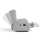 Fauteuil inclinable, planeur rembourré à dossier haut avec port de chargement USB - Chaise de nurserie