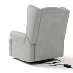 Fauteuil inclinable, planeur rembourré à dossier haut avec port de chargement USB - Chaise de nurserie