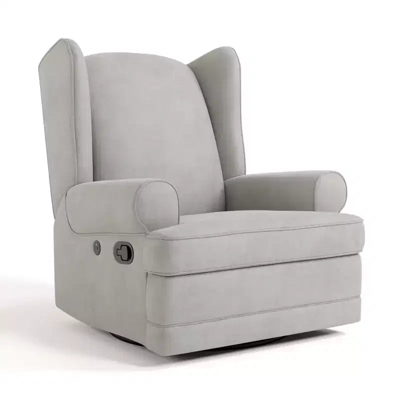 Fauteuil inclinable, planeur rembourré à dossier haut avec port de chargement USB - Chaise de nurserie
