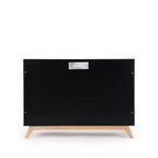 Commode double à 5 tiroirs avec fermeture amortie - Noire