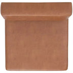Fauteuil d'appoint rembourré Kermit - Rose poudré et noir, design contemporain