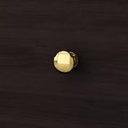 Armoire 4 portes avec miroir, 2 tiroirs et tringles de suspension - Blanc
