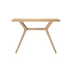 Console de 46 po en bois massif – Table d'entrée et de canapé de style scandinave