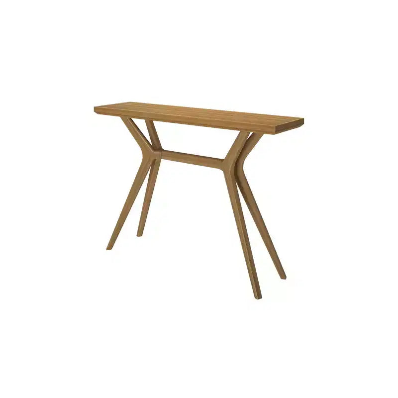 Console de 46 po en bois massif – Table d'entrée et de canapé de style scandinave