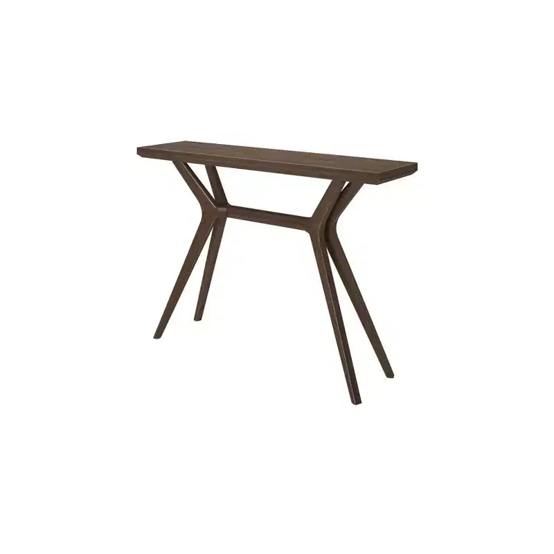 Console de 46 po en bois massif – Table d'entrée et de canapé de style scandinave